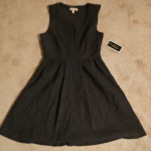 Juicy Couture Black Textured Dress with Branded Tag